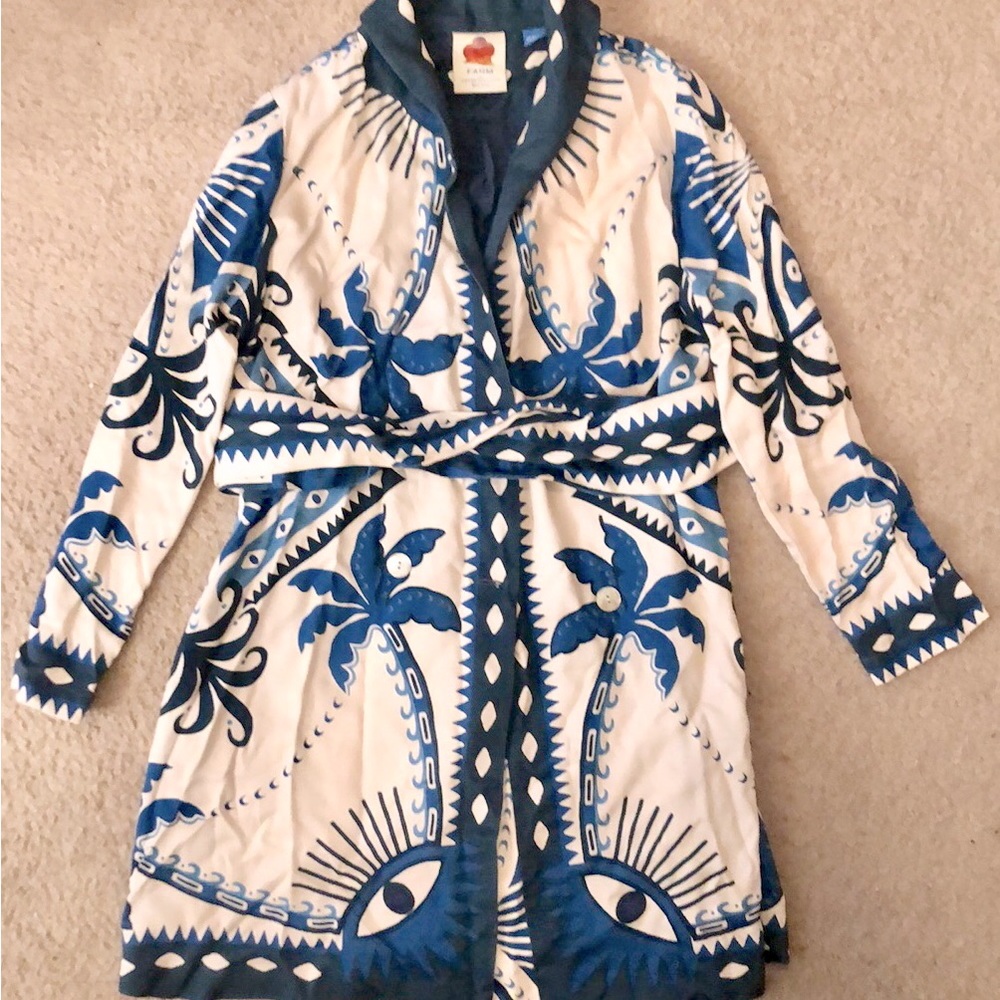 Farm Rio long-sleeve blazer dress Size XS petite; slightly worn
